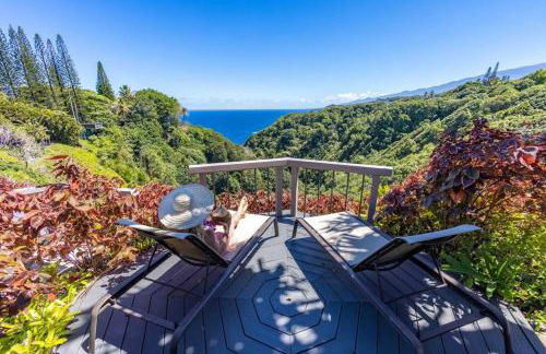 Cliff House with Ocean Views in Haiku, Maui jungle - Foto 20