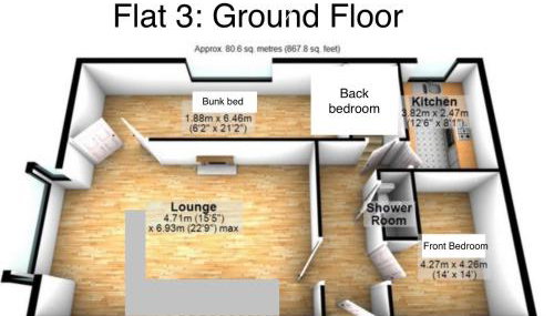 Flat 3 Marine Parade House, 1 East Cliff - Next to Dover Port, White Cliffs, Beach, Castle - Foto 3