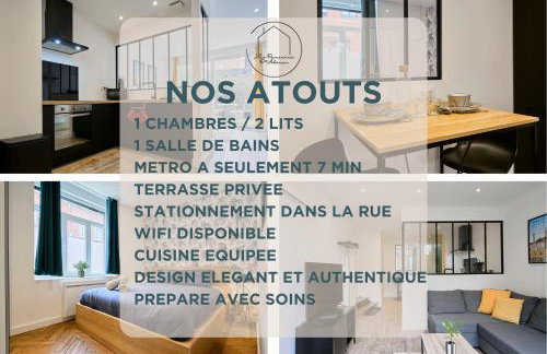 Le Chanzy - Terrasse, métro 7 min, Lille - Foto 67