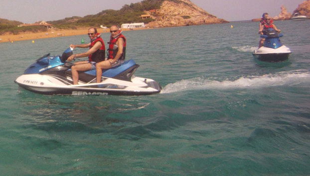 Fornells Jet Ski Tour - Photo 5, Cruising through the ocean north of Fornells