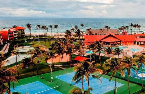 Apartamento Aquaville Pé na areia e Água coco - Photo 34