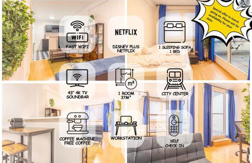 Balkon, 4k TV, Kaffee, Netflix - Foto 1