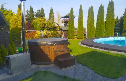 Dom nad stawem przy lesie - Foto 6