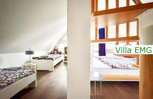 Villa EMG Ferienhaus in Alleinlage mit Privatsee Jacuzzi und Sauna für bis zu 22 Personen bei Osnabrück - Foto 33