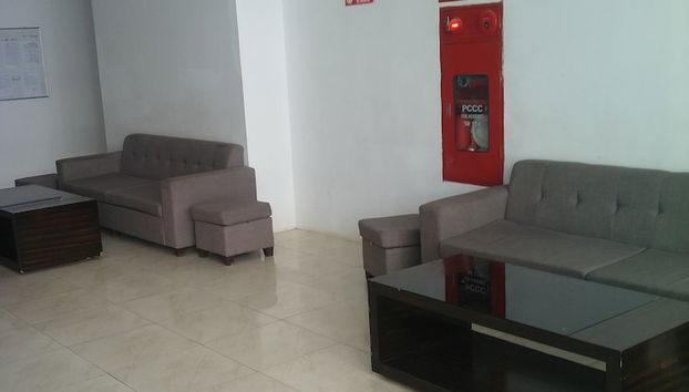 Zona de estar del vestíbulo