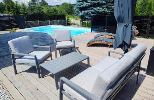 Domek Viking z prywatnym ogrzewanym basenem sauną oraz balią z jacuzzi - Foto 30