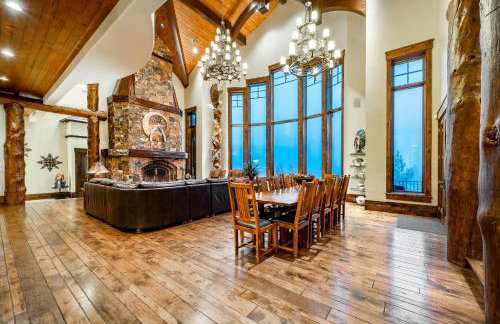 8 Bedroom Deer Valley Masterpiece with endless views. Theater hot tub game room ski-inout - Photo 10
