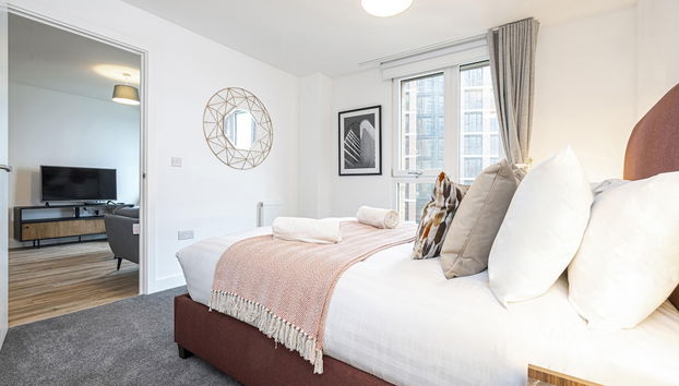 Waterside Flat in Central Leeds - Foto 3, Habitación