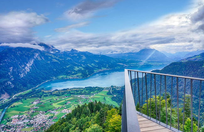 Funiculaire à Harder Kulm - Photo 6