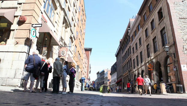 Durante o tour privado por Montreal