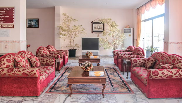 Sala de estar do lobby