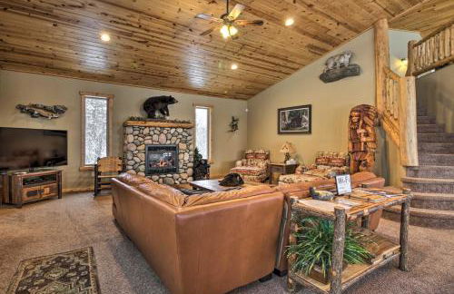 Expansive Ruth Lake Home with Dock, Fire Pit and Beach - Photo 12