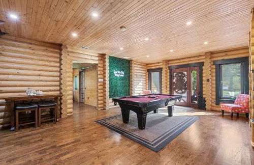 Log House Chalet, Volleyball field, Sauna, Hot Tub - Foto 41