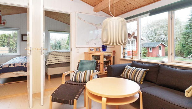 8 Person Holiday Home in Nykobing Sj - Foto 5, Zona de estar