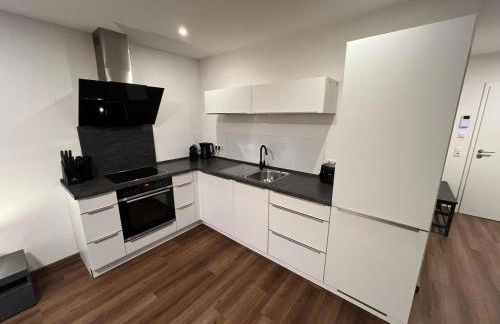 Jellys Apartment - 70qm - Balkon - Küche - Parken - 2x smart TV - King Size Bett - nur 5min zum Europa Park - Foto 42