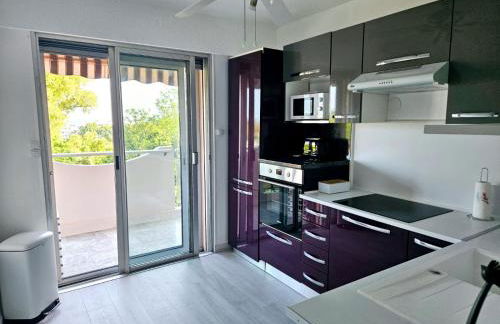 T2 Vue Mer avec Grande Terrasse & Parking 4 min Plage - SpiritofFamily06 - Foto 6