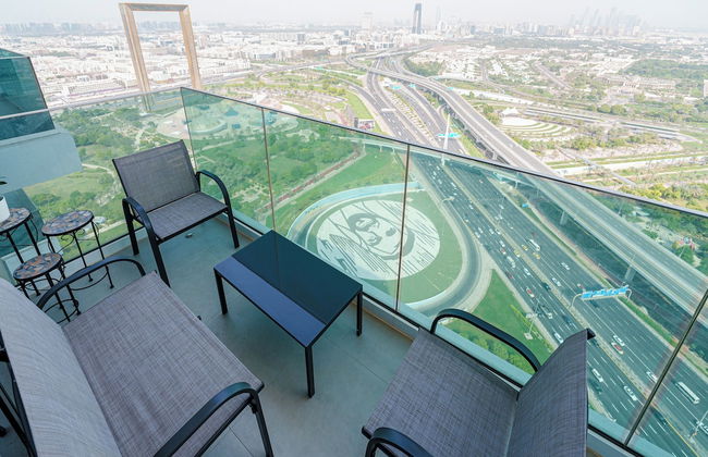 Marco Polo - Cozy 2BR With Splendid Dubai Frame&Skyline View - Photo 39