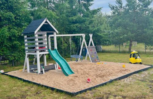 Młyńska Chata - drewniany, całoroczny dom w sosnowym lesie - Foto 2