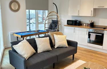 Central Manchester Apartment WIth - Terrace - Gym- Free Parking- Next To Man City Stadium & City Centre - Foto 6