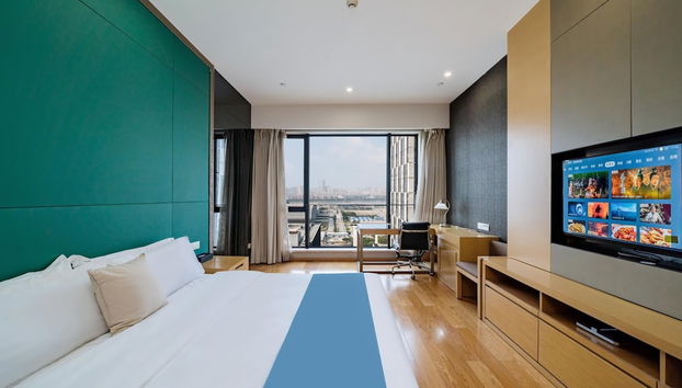 eStay Residence - Poly World Trade Center Guangzhou - Foto 5, Habitación