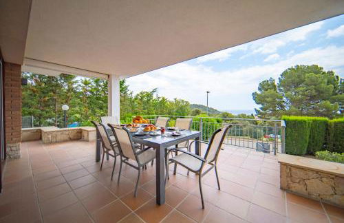 Villa Santa Cristina Primera Línea Playa Piscina Barbacoa Aire Acondicionado - Foto 7