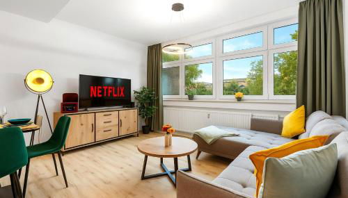 Exklusives Studio - Zentral Innenstadtlage - Kostenloser Parkplatz - Aufzug - Modern für bis zu 4 Personen - Smart Home - Foto 4