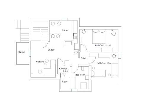 Haus Mariechen 5-Sterne- Whg 1 nahe Silbersee mit Balkon & Sauna, Freibad fußläufig - Foto 21
