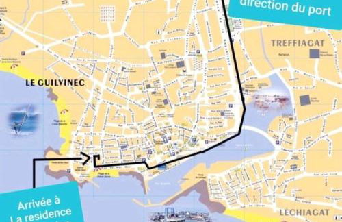 LocaLise - Maison E4 au Guilvinec - A 20m de la mer avec jardin et piscine - Tout à pied, plages, port, centre, commerces, marché - Wifi inclus - Linge de lit inclus - Animaux bienvenus - Foto 19