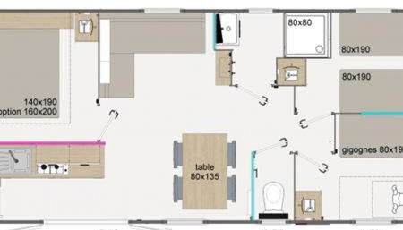 Mobil-Home Camping 5* Montalivet - Foto 2