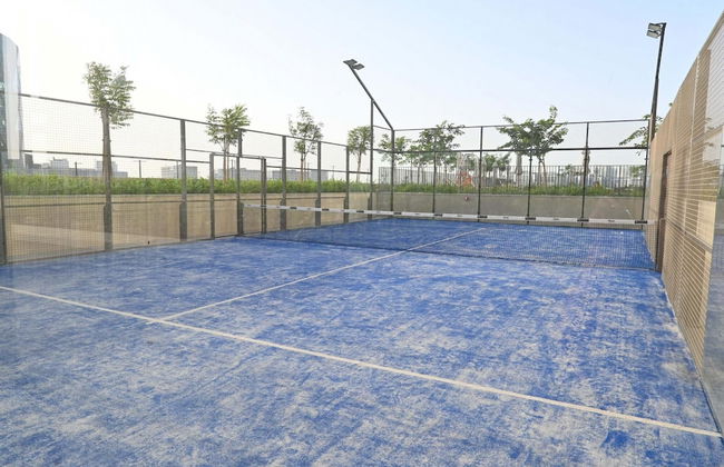 Modern Boho 1BR Sleeps4 Balcony Pool Gym Dxbhills - Foto 43