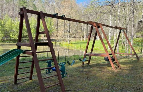 Modern Mountain Retreat~120ac~ Pond~Boat~Trails~FP - Foto 37