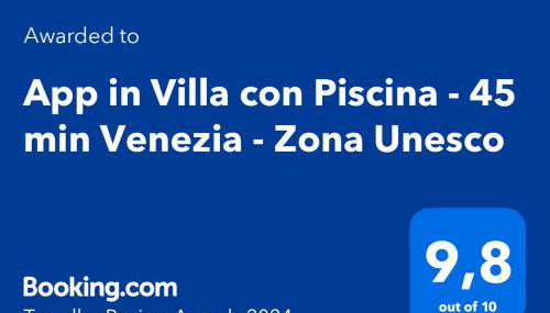 Wanderlust Apt in Villa con Piscina - 45 min Venezia - Zona Unesco - Foto 3