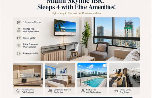 Miami Skyline 1BR Sleeps 4 with Elite Amenities - Foto 1