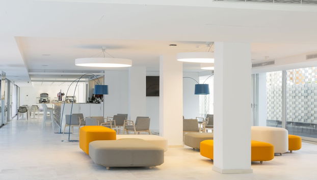 Zona de estar del vestíbulo