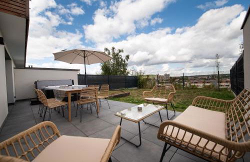 La Bulle Dorée Luxury private Jacuzzi House 4 BR Tourist Center - Foto 14