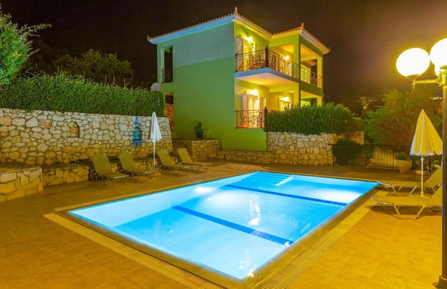 Skala Villa Green Large Private Pool Walk to Beach Sea Views A C Wifi - 2825 - Foto 21