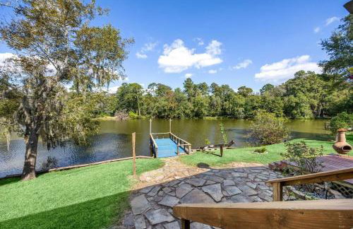 Private Lakefront Dock Firepit Yard Games - Foto 16