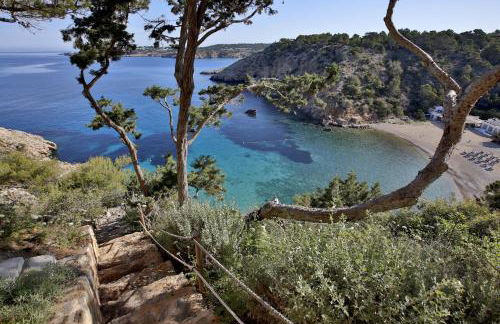 Amazing Ibiza Villa Can Icarus 6 Bedrooms Perched On A Cliff Overlooking The Beach Of Cala Moli San Jose - Foto 38