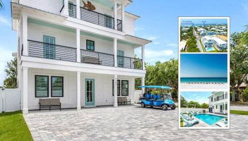 Azure! Sleeps 22 - Golf Cart - Beach Access - Pool - Foto 1