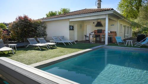 La villa des Épicuriens - Arès - Bassin d'Arcachon - Foto 1, Garden, sunbed