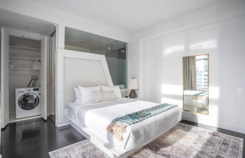 Financial District 1br w WD gym elevator NYC-1378 - Foto 9