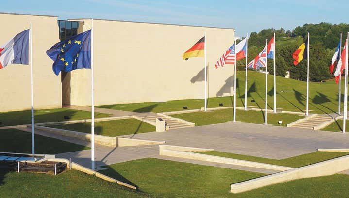 Ingresso do Mémorial de Caen