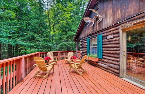 Private Wooded Cabin 7 Mi to Mount Snow! - Foto 26
