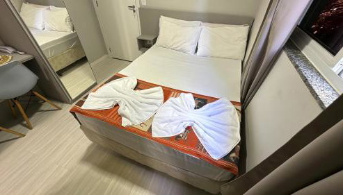 4- Studio para casal. Ótima Localização - Foto 5, towels