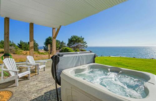 Seagull by OceanviewHotTubs Oceanfront Tesla chrging Shelter Cove - Foto 31