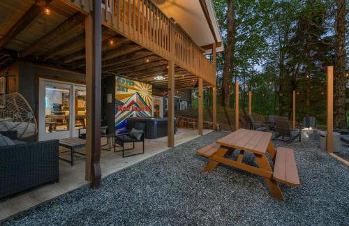 Asheville Private Retreat Game Room Hot Tub - Foto 77