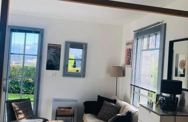 Bel Air Studios-Terrasse couverte-Jardinet-Vue Pont de Normandie-Parking privé - Foto 33