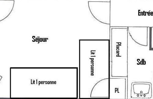 Studio pour 3 pers., vue Mont-Blanc, balcon - FR-1-455-195 - Foto 6