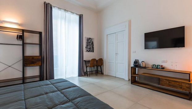 Partenope in Naples With 1 Bedrooms and 1 Bathrooms - Foto 4, Habitación