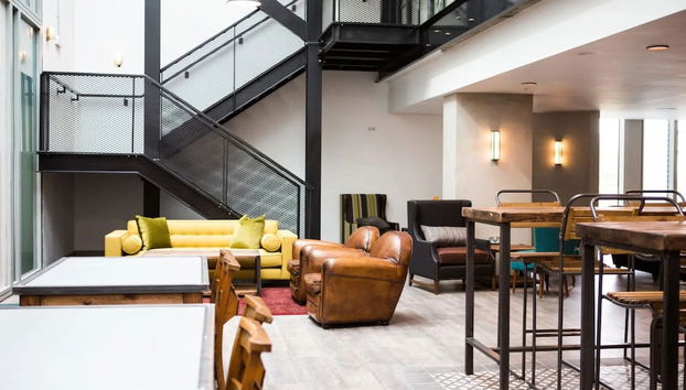 Zona de estar del vestíbulo